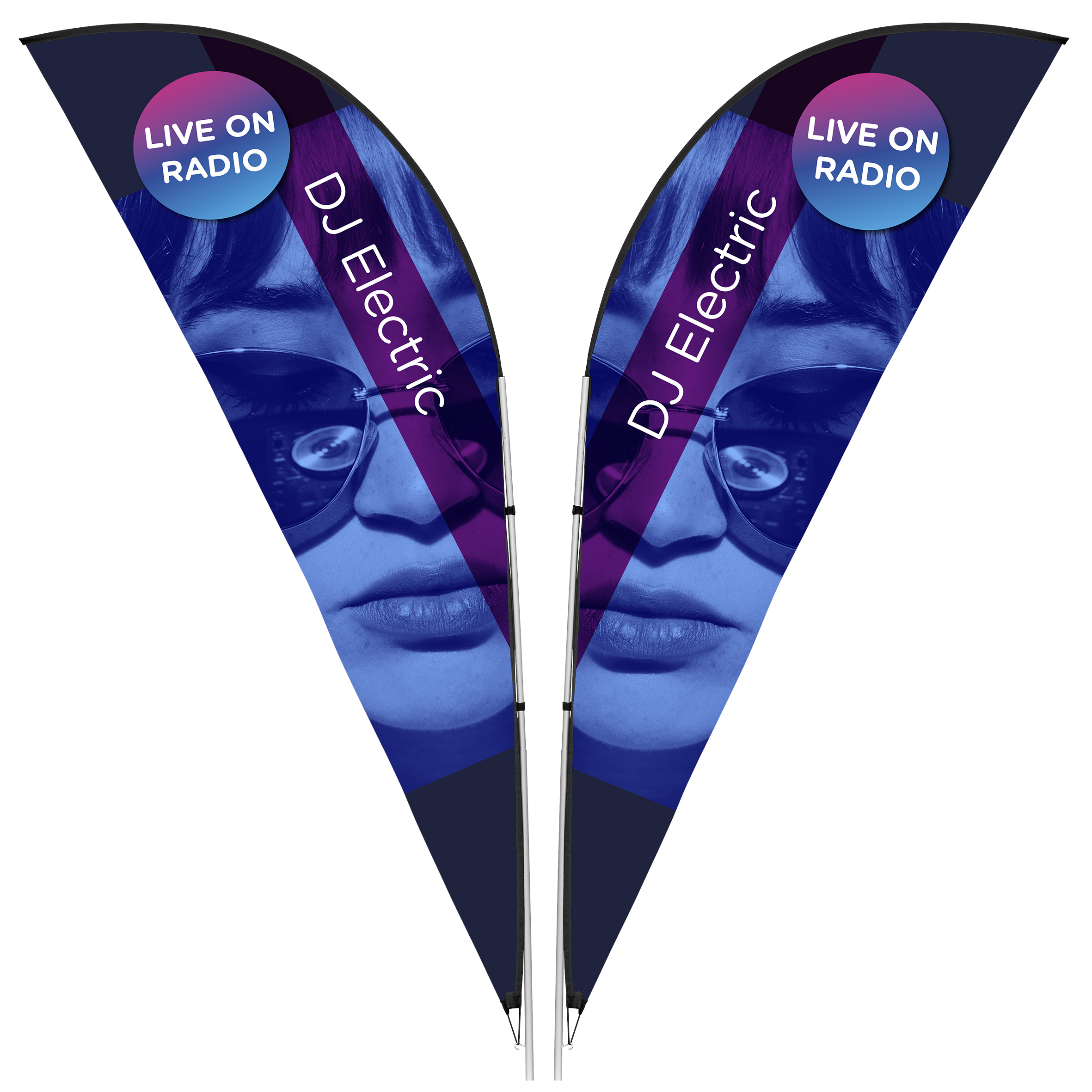 Sharkfin Banners (Sold in sets of 2)