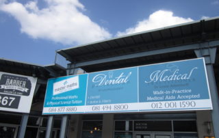 chromadek sign with vinyl and frame pretoria 02