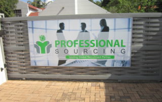 chromadek sign with vinyl and frame pretoria 23