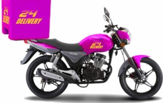 delivery bike branding